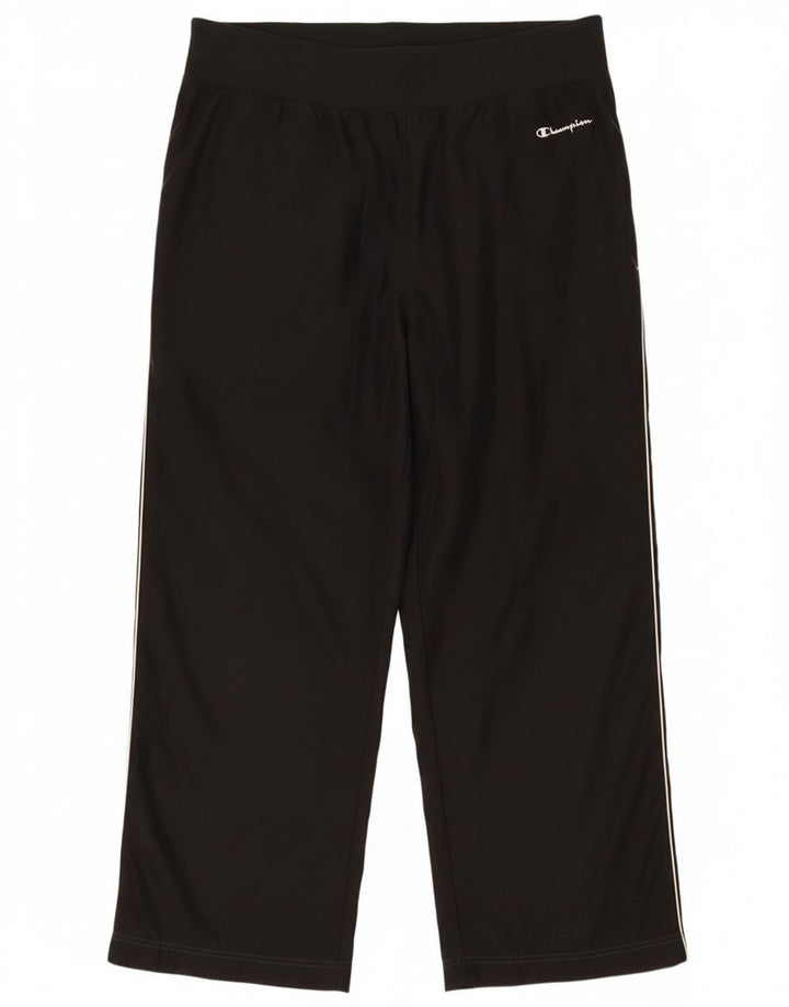 Champion Womens Tracksuit Trousers UK 14 Large Black Polyester