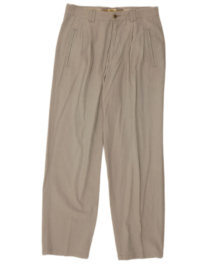 Camel Mens Pegged Chino Trousers IT 48 Medium W32 L32 Beige Cotton