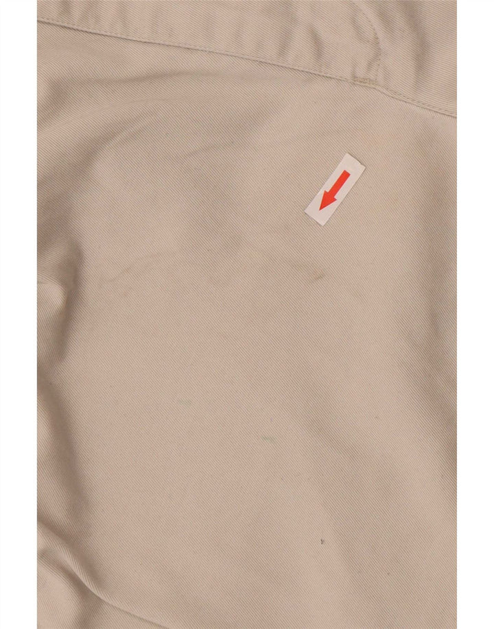 Marks & Spencer Mens Pegged Chino Shorts W36 Large Off White Cotton