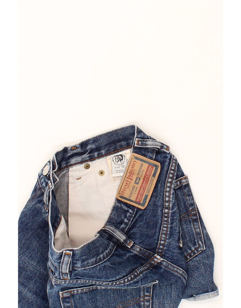 DIESEL Girls Denim Shorts 11-12 Years W26 Blue Cotton Vintage Diesel and Second-Hand Diesel from Messina Hembry 