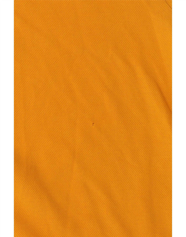 Lacoste Mens Polo Shirt Size 4 Medium Orange Cotton