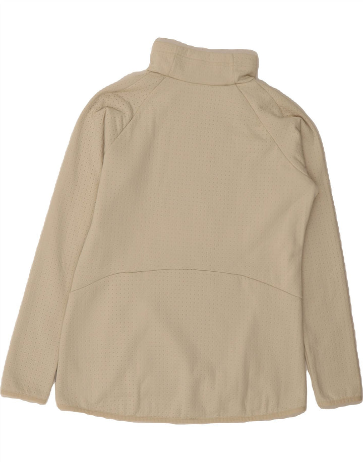 COLUMBIA Womens Sweatshirt Jumper UK 16 Large Beige Polyester Vintage Columbia and Second-Hand Columbia from Messina Hembry 