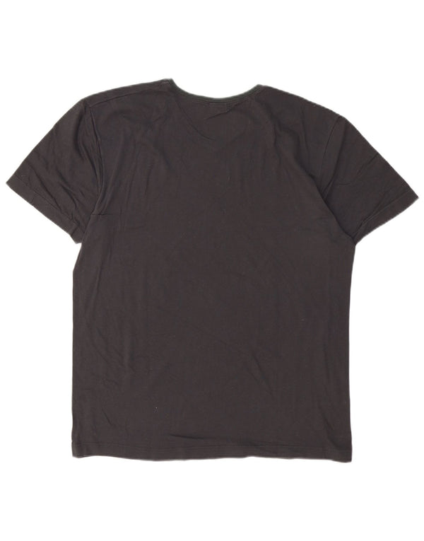 Fila Mens T-Shirt Top Medium Grey Cotton