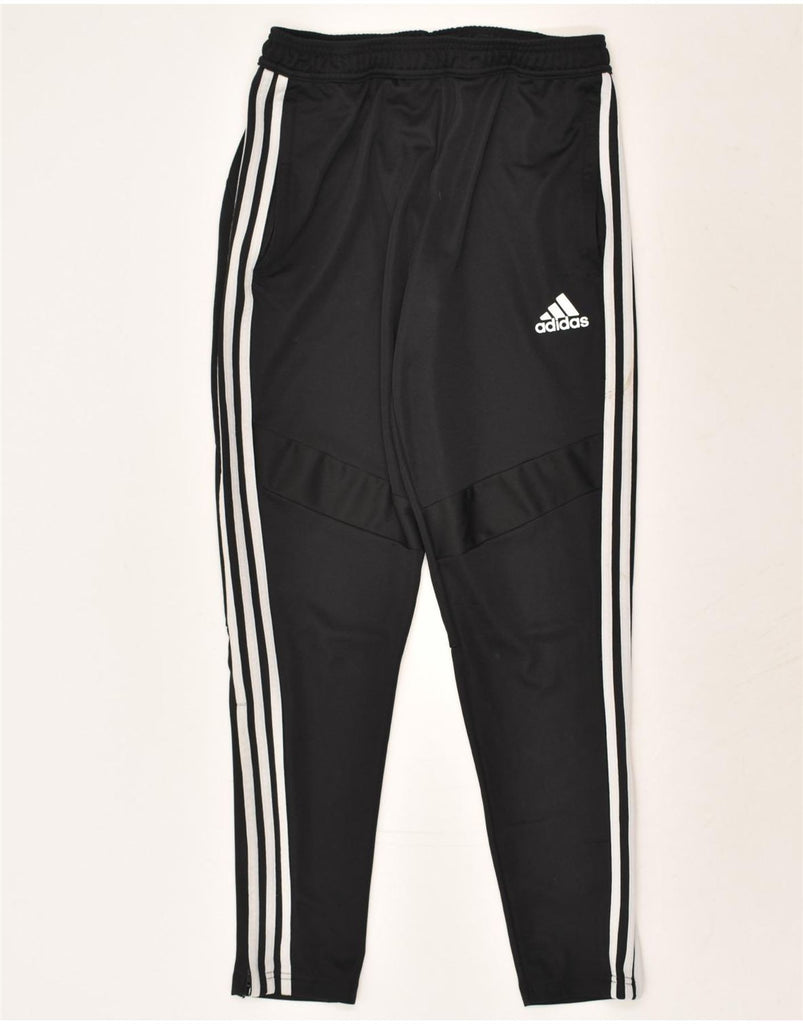 ADIDAS Womens Climacool Tracksuit Trousers UK 14 Medium Black Polyester | Vintage Adidas | Thrift | Second-Hand Adidas | Used Clothing | Messina Hembry 