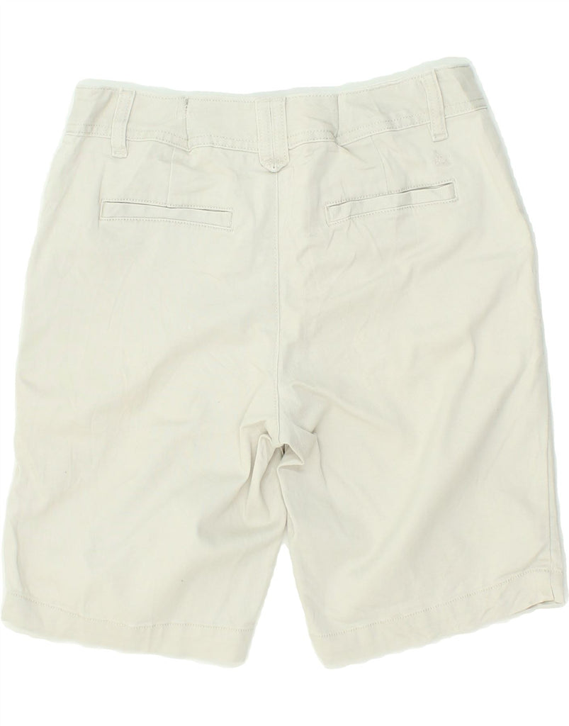 EDDIE BAUER Womens Chino Shorts US 2 XS W28  Off White Cotton Vintage Eddie Bauer and Second-Hand Eddie Bauer from Messina Hembry 