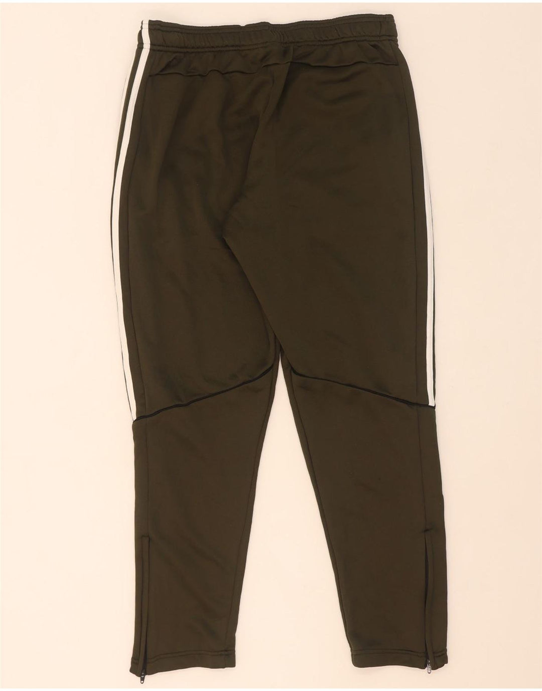 Adidas Mens Tracksuit Trousers Large Khaki Polyester