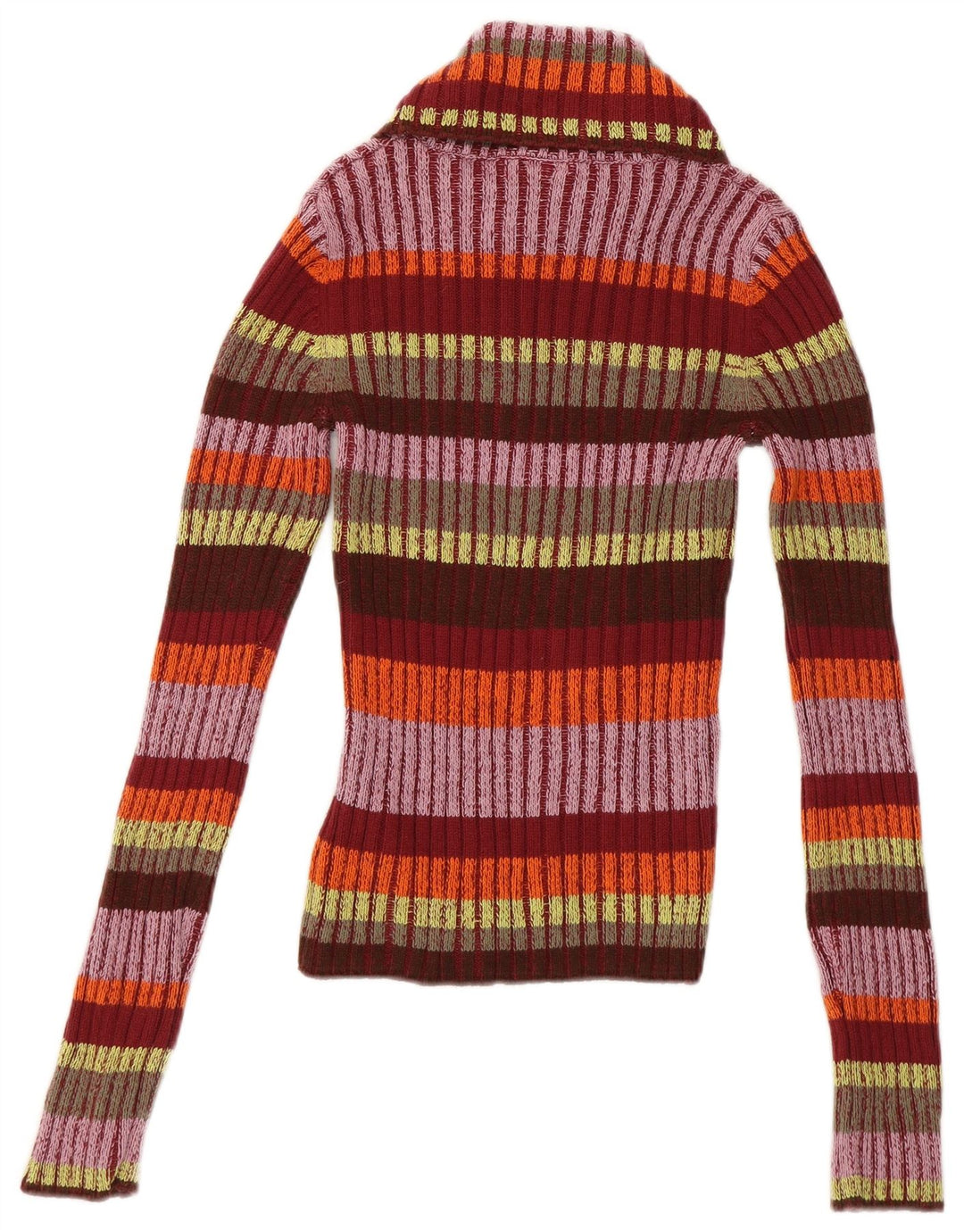 URBAN OUTFITTERS Womens Roll Neck Jumper Sweater UK 6 XS Multicoloured