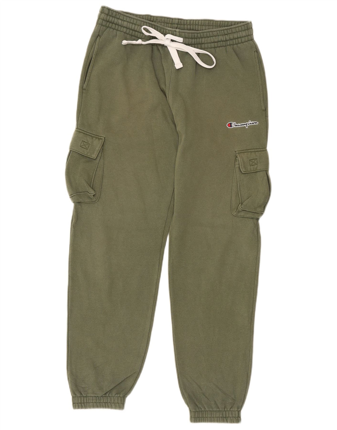Champion Mens Cargo Tracksuit Trousers Joggers Large Khaki Cotton
