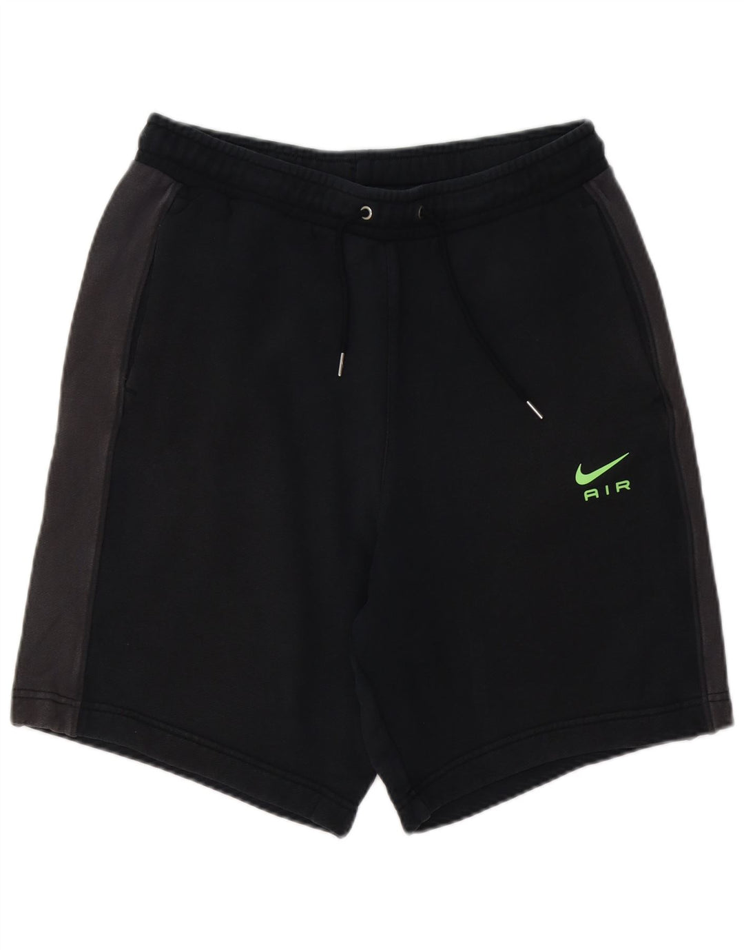 NIKE Mens Sport Shorts Large  Black Colourblock Cotton