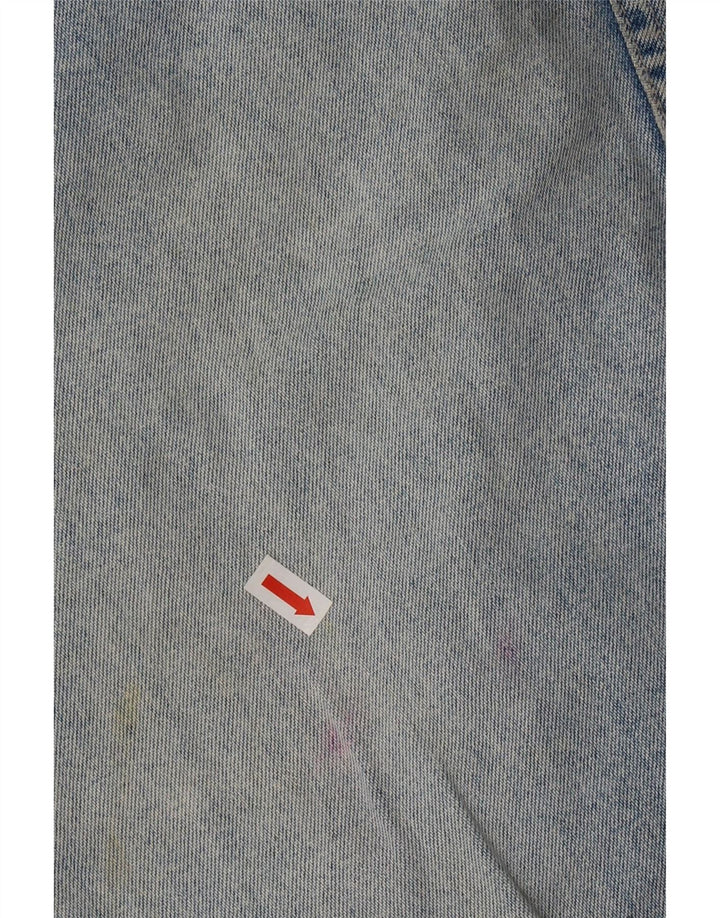 Roccobarocco Womens High Rise Tapered Jeans IT 45 Medium W31 L31 Blue