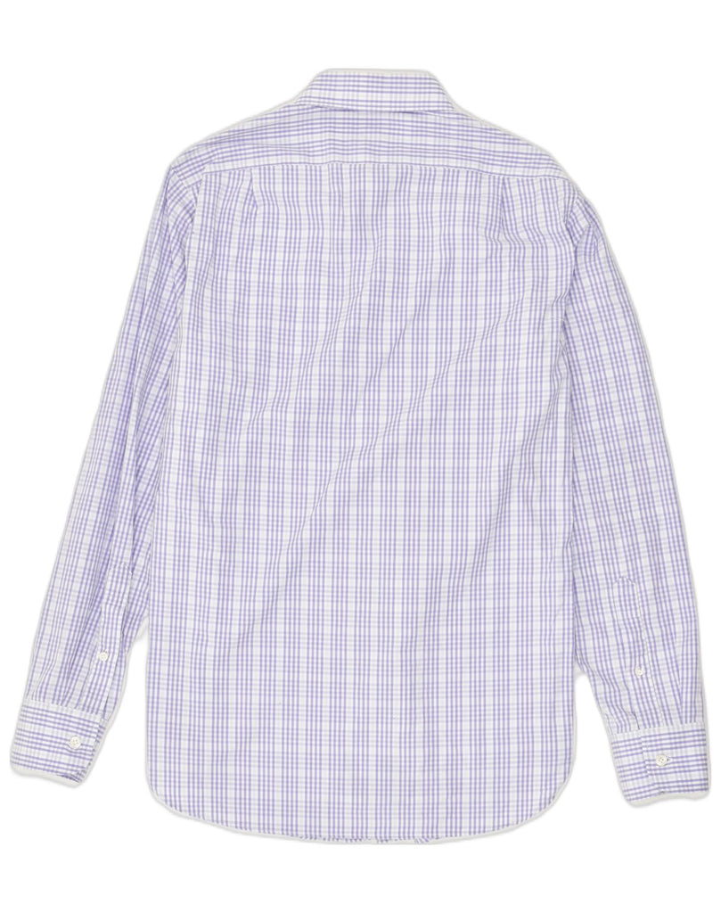 J. CREW Mens Thompson Shirt Small Purple Check Cotton | Vintage J. Crew | Thrift | Second-Hand J. Crew | Used Clothing | Messina Hembry 