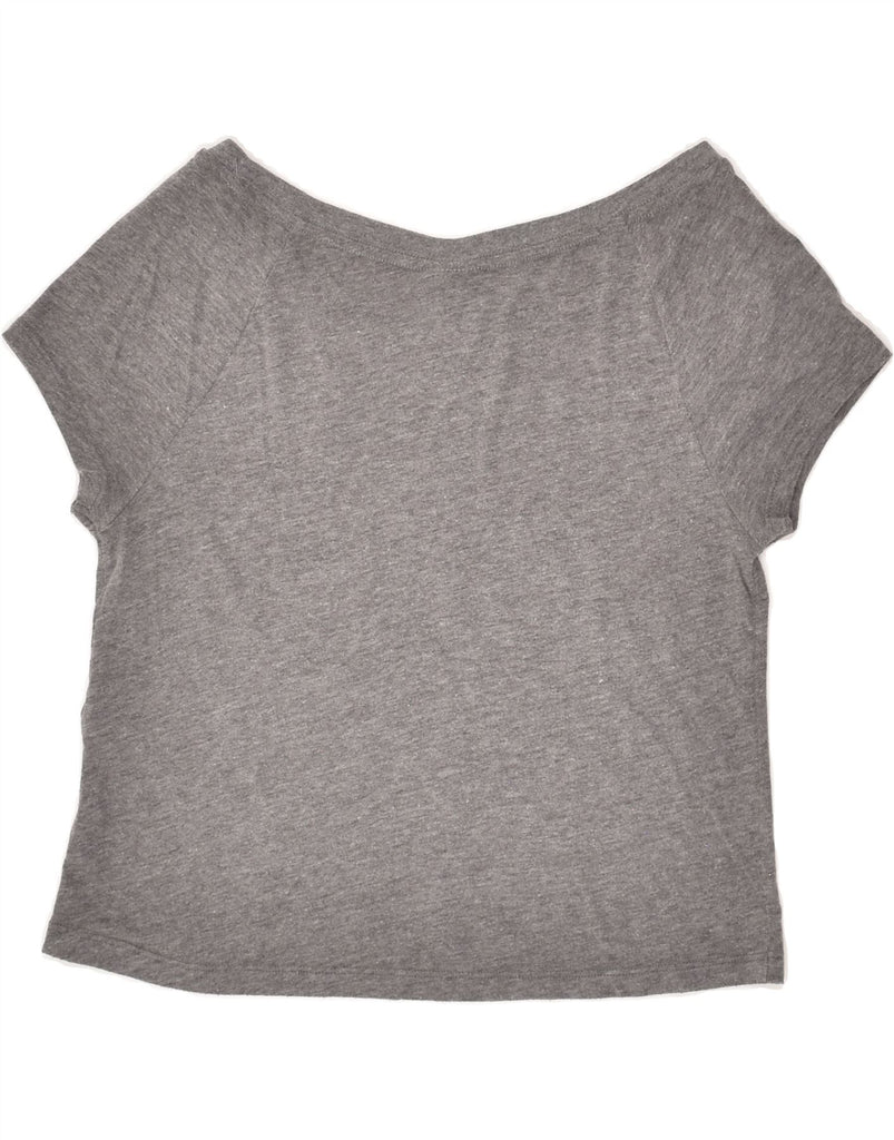 ABERCROMBIE & FITCH Girls Graphic T-Shirt Top 10-11 Years Medium Grey Vintage Abercrombie & Fitch and Second-Hand Abercrombie & Fitch from Messina Hembry 