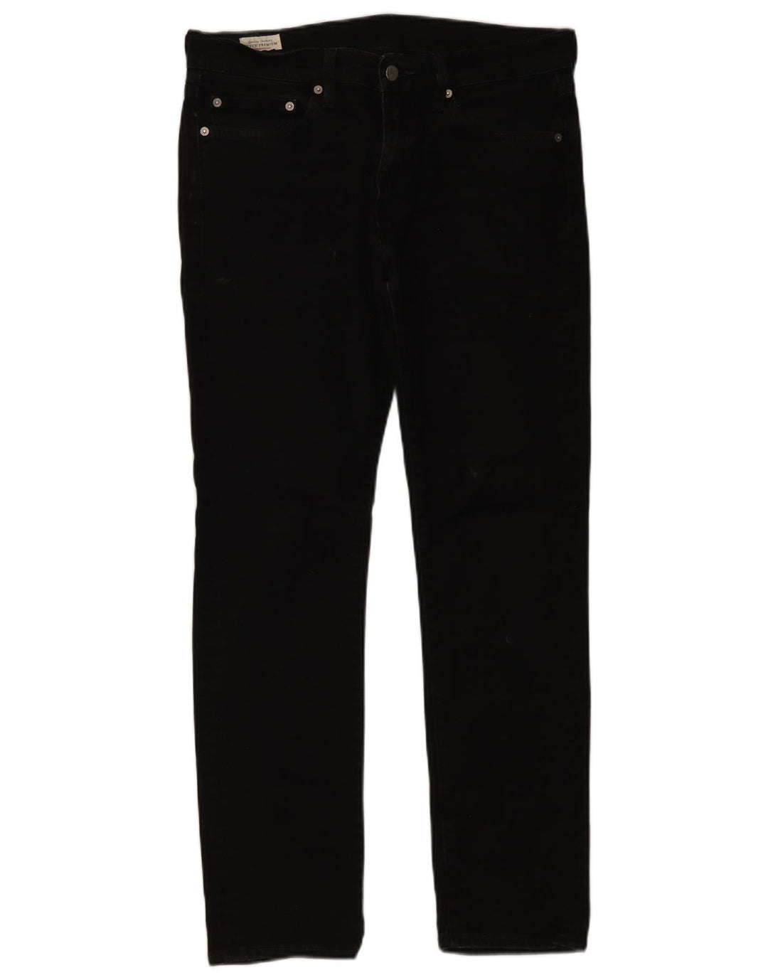 Levi's Mens 511 Slim Jeans W32 L32 Black Cotton
