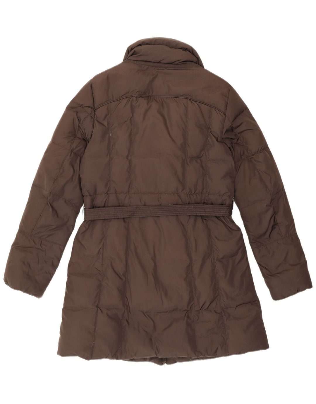 Geox Womens Padded Coat UK 14 Large Brown Polyester