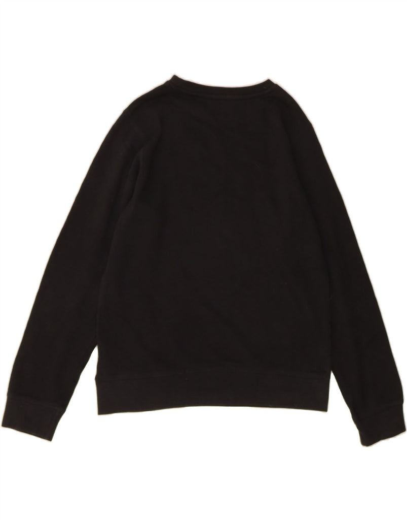 CHAMPION Girls Graphic Sweatshirt Jumper 13-14 Years XL Black Cotton Vintage Champion and Second-Hand Champion from Messina Hembry 
