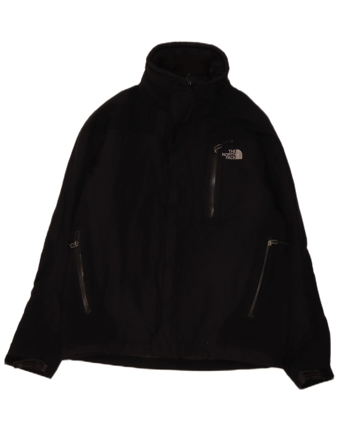 The North Face Mens Windbreaker Jacket UK 38 Medium Black Nylon
