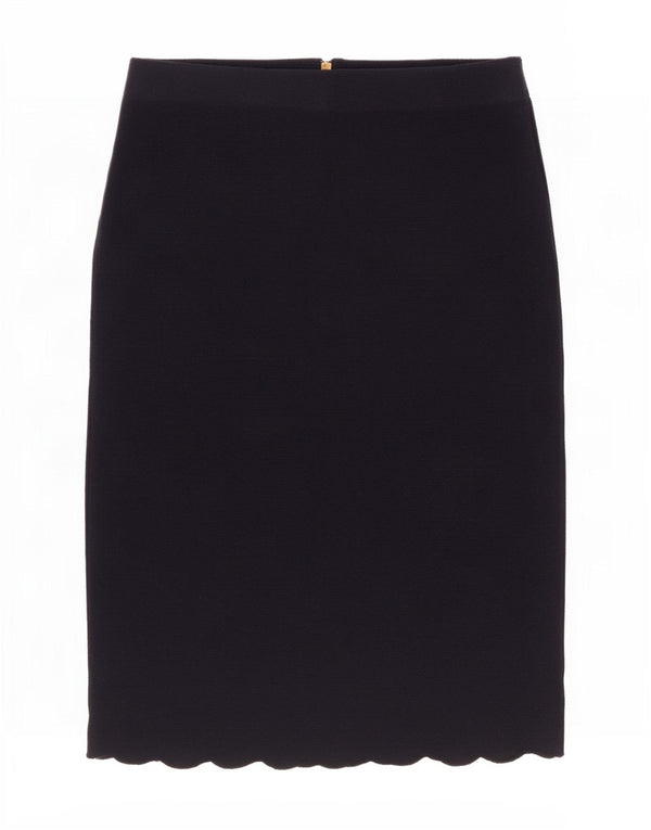 Phase Eight Womens Straight Skirt UK 12 Medium W32 Navy Blue Polyester