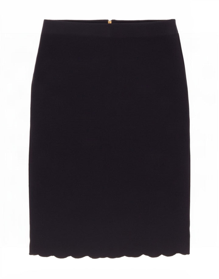 Phase Eight Womens Straight Skirt UK 12 Medium W32 Navy Blue Polyester