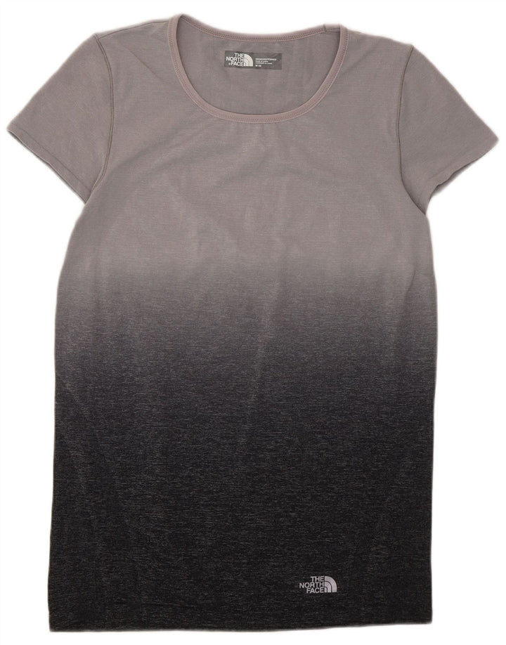The North Face Womens T-Shirt Top UK 12 Medium Grey Colourblock