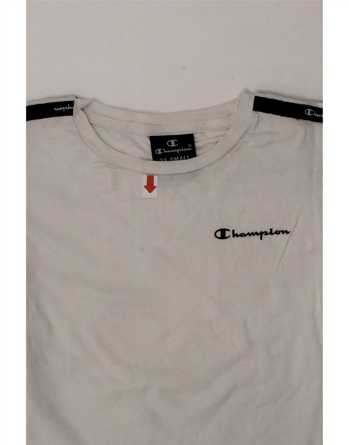 CHAMPION Boys Graphic T-Shirt Top 3-4 Years 2XS White Vintage Champion and Second-Hand Champion from Messina Hembry 