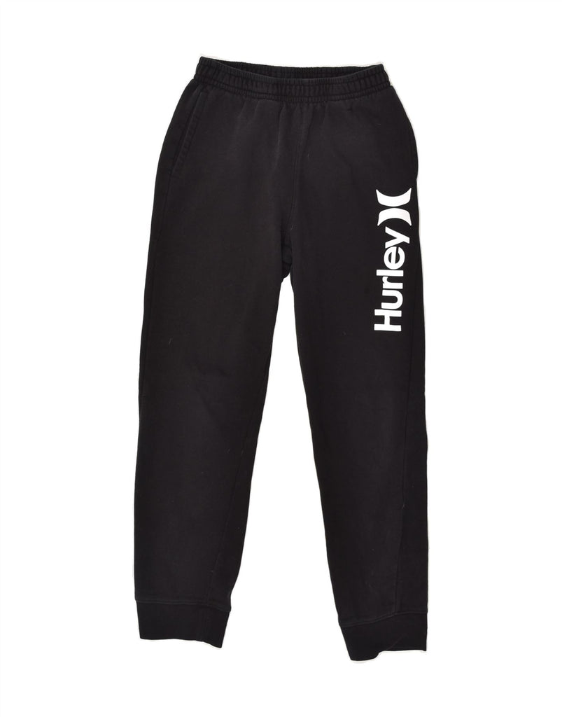 HURLEY Girls Graphic Tracksuit Trousers Joggers 15-16 Years XL Black | Vintage Hurley | Thrift | Second-Hand Hurley | Used Clothing | Messina Hembry 