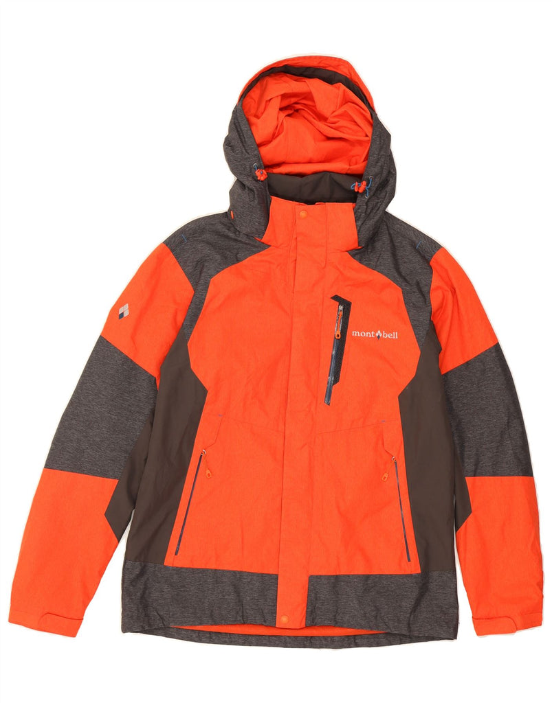MONTBELL Mens Ski Jacket UK 38 Medium Red Colourblock Vintage Montbell and Second-Hand Montbell from Messina Hembry 