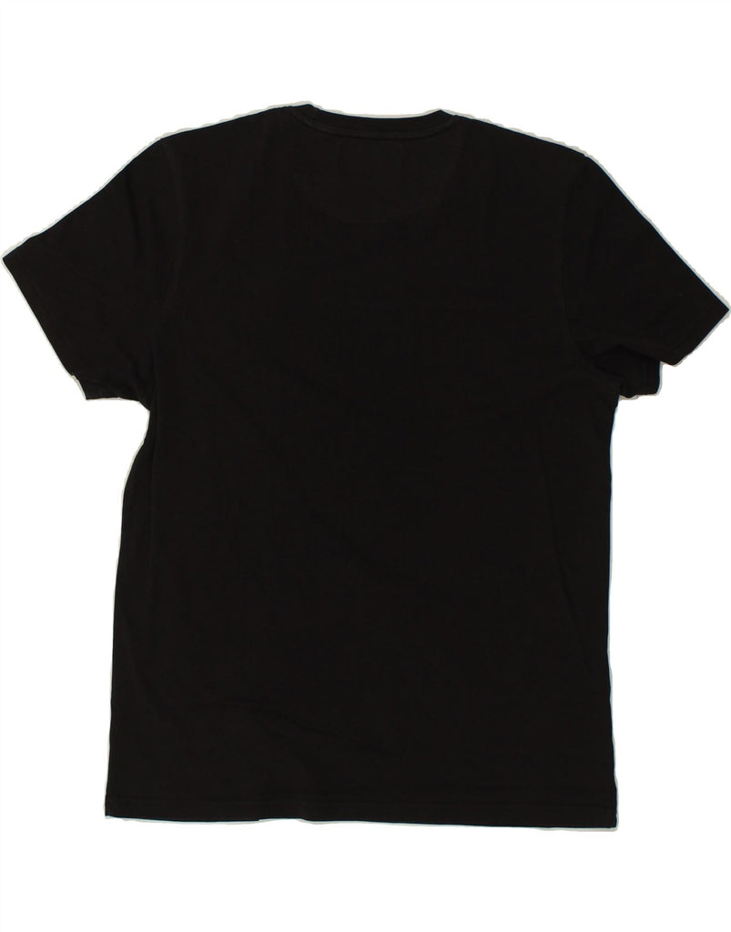 LYLE & SCOTT Mens T-Shirt Top Large Black Cotton Vintage Lyle & Scott and Second-Hand Lyle & Scott from Messina Hembry 