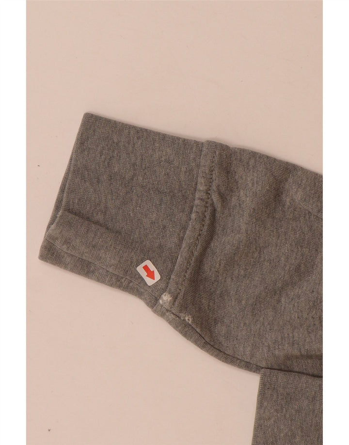 Tommy Hilfiger Mens Sweatshirt Jumper Small Grey Flecked Cotton