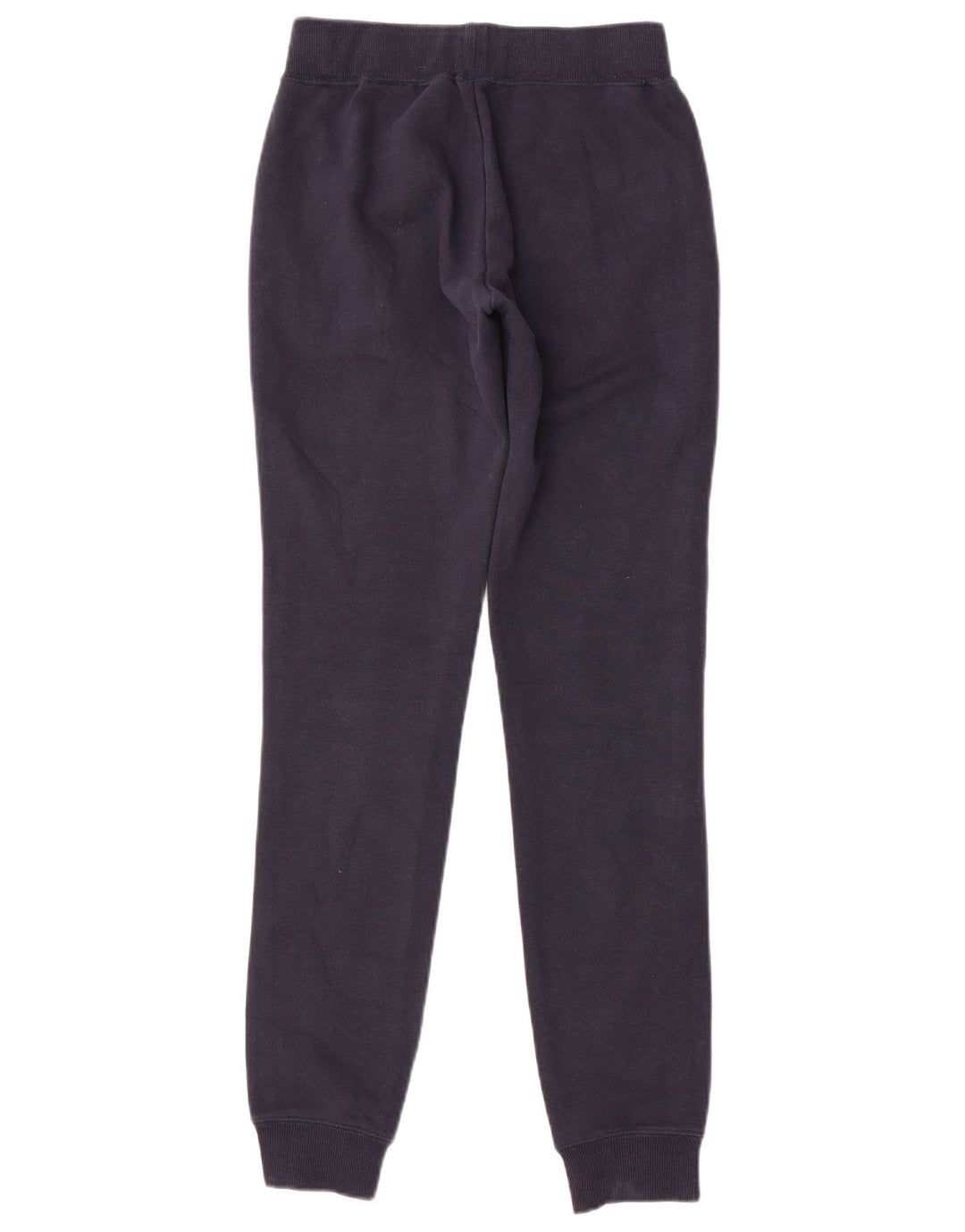 REEBOK Womens Tracksuit Trousers Joggers UK 0/2 2XS  Navy Blue Cotton