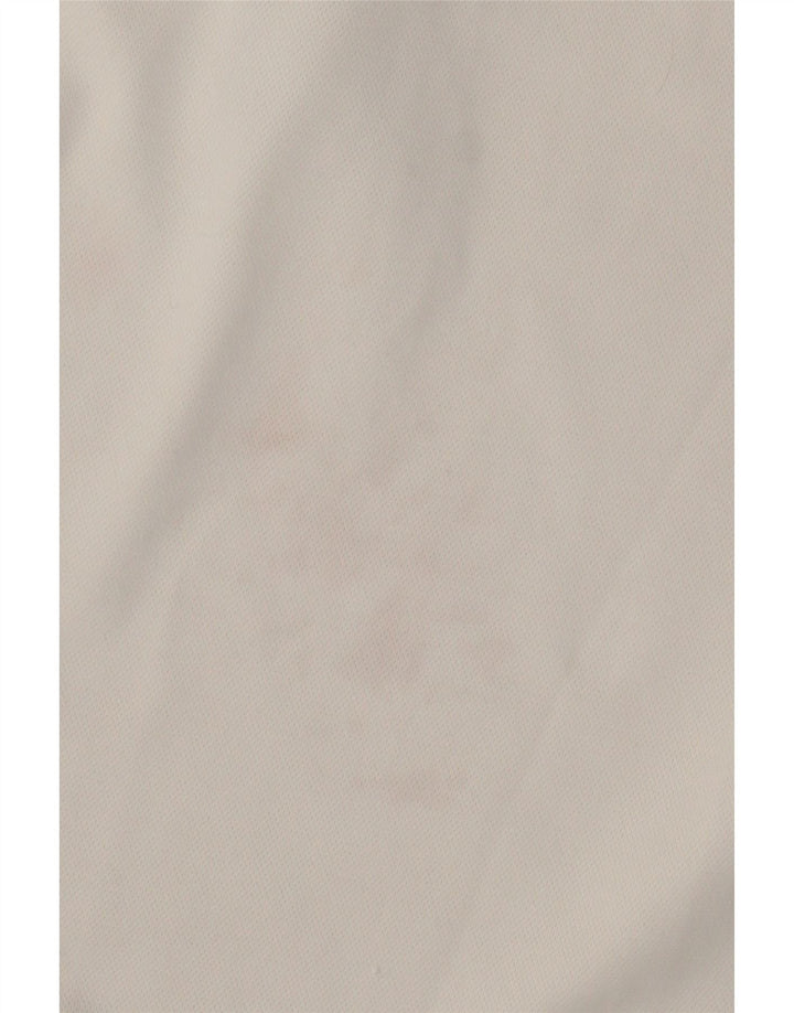 Nike Mens Polo Shirt UK 38/41 Medium White Colourblock Polyester
