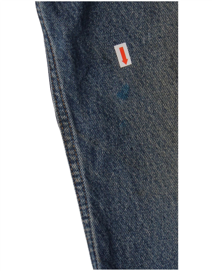 LEVI'S Mens 505 Straight Jeans W31 L30 Blue Cotton