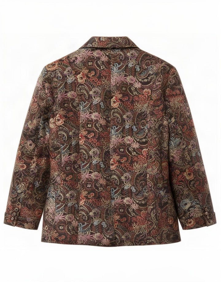 Dream Keeper Womens Longline Blazer Jacket UK 10 Small Multicoloured Floral