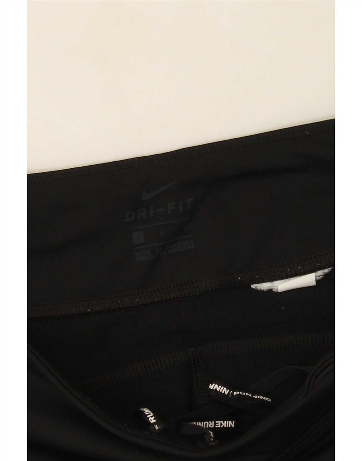 Nike Womens Dri Fit Leggings UK 10 Small Black