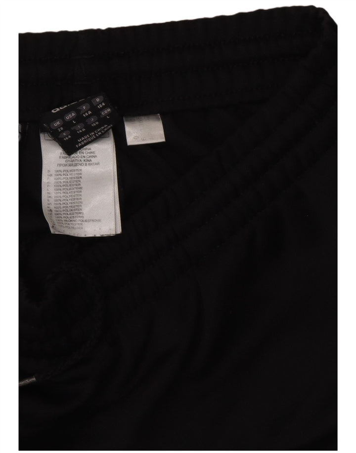 Adidas Boys Tracksuit Trousers 13-14 Years Black Polyester