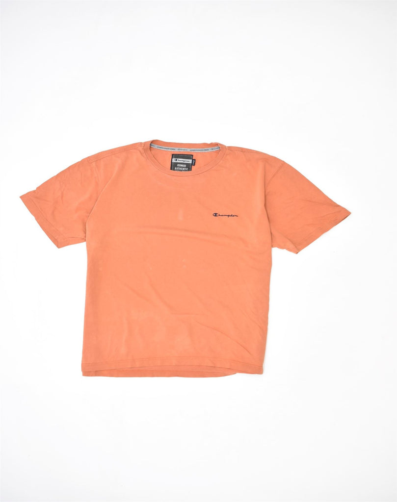 CHAMPION Mens T-Shirt XL Orange Cotton | Vintage | Thrift | Second-Hand | Used Clothing | Messina Hembry 