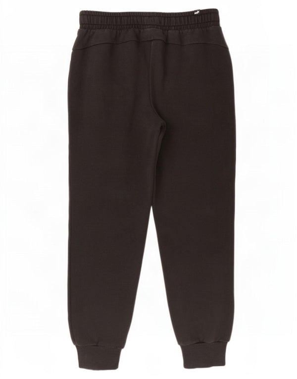 Puma Mens Tracksuit Trousers Joggers Medium Black Cotton