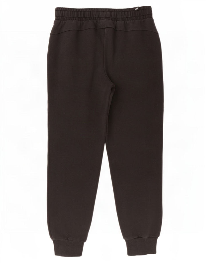 Puma Mens Tracksuit Trousers Joggers Medium Black Cotton