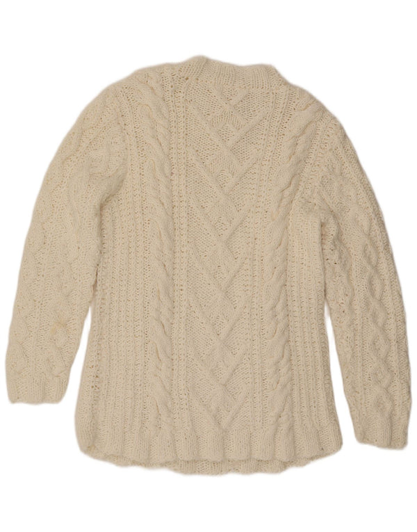 VINTAGE Womens Turtle Neck Jumper Sweater UK 16 Large Off White