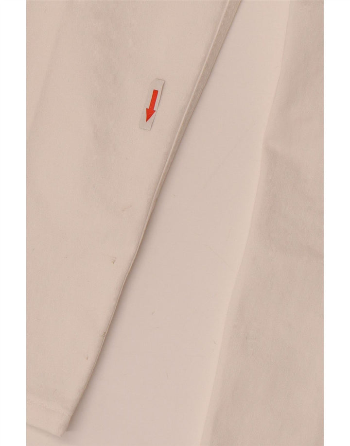 Massimo Dutti Mens Slim Chino Trousers EU 42 Large W32 L31 White