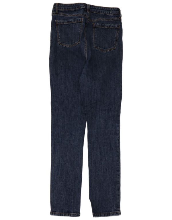 John Lewis Womens Slim Jeans UK 10 Small W28 L29 Blue Cotton