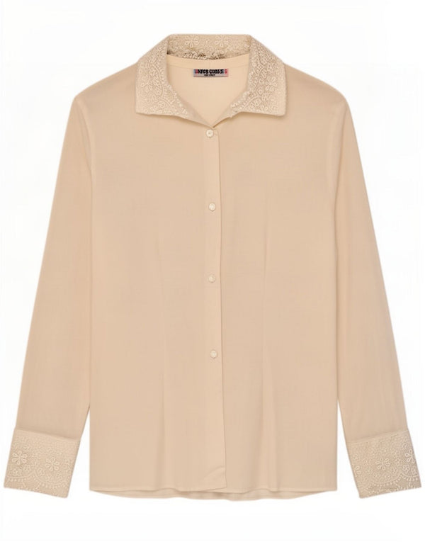 Enara Camicece Womens Shirt UK 16 Large White Cotton
