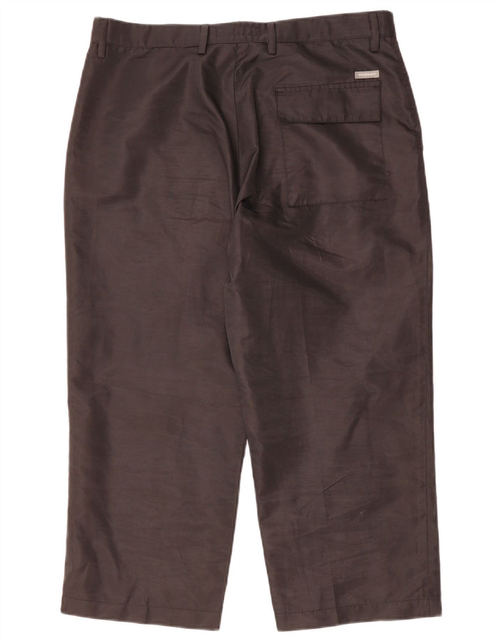 Energie Womens High Waist Capri Trousers W33 L23 Black Polyester