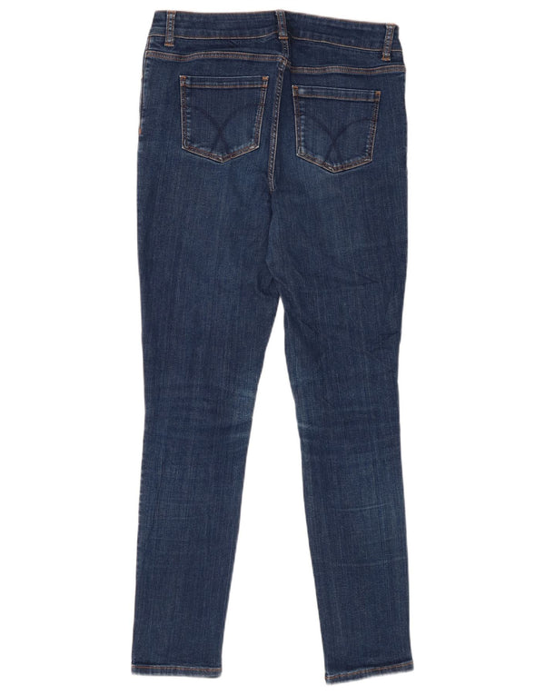 Crew Clothing Womens Skinny Jeans UK 12 Medium W30 L28 Navy Blue Cotton
