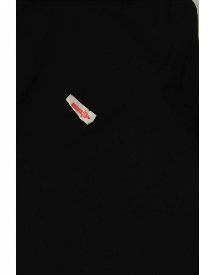 Calvin Klein Mens Straight Chino Trousers W42 L33 Black Polyester