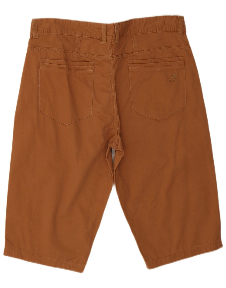 Kangol Mens Chino Shorts Medium W34 Brown Cotton