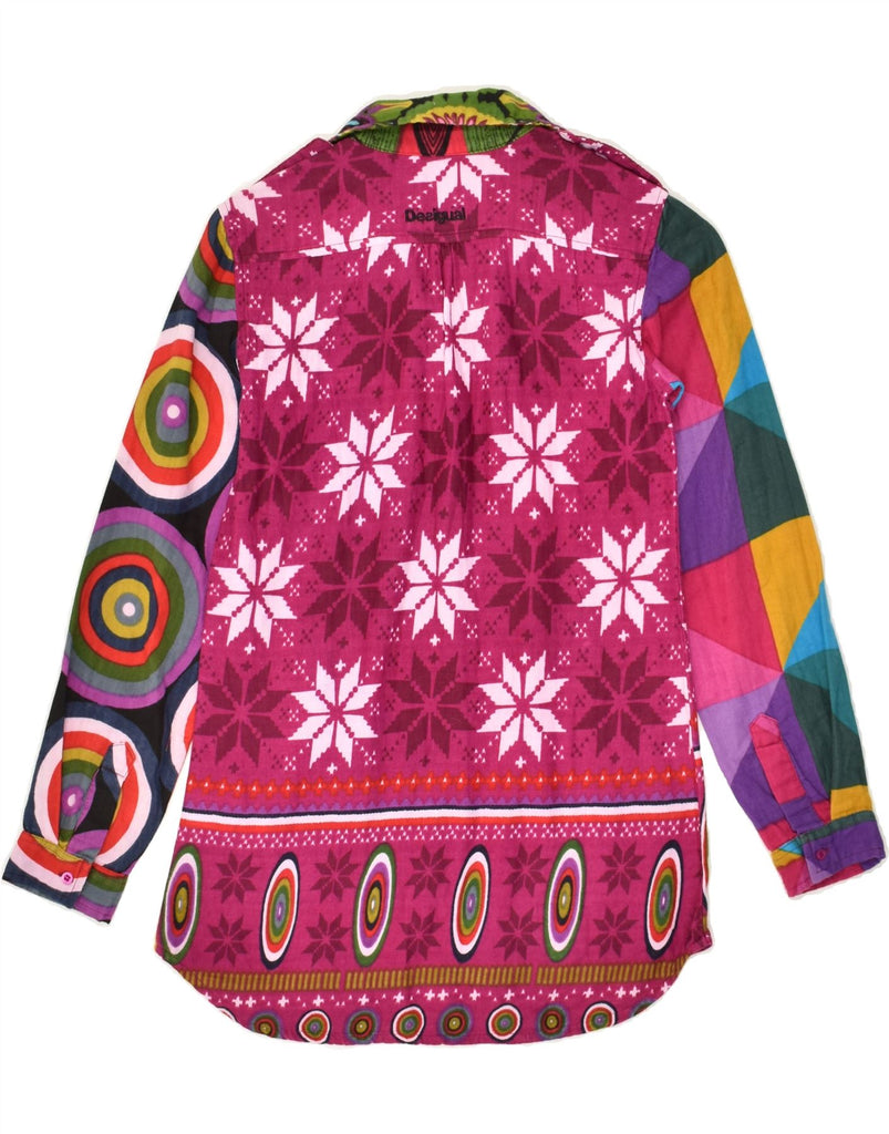 DESIGUAL Girls Abstract Pattern Pullover Shirt 11-12 Years Multicoloured | Vintage Desigual | Thrift | Second-Hand Desigual | Used Clothing | Messina Hembry 