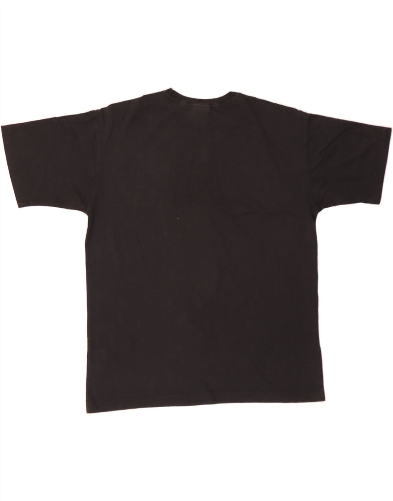 CHAMPION Mens Graphic T-Shirt Top Medium Black Cotton Vintage Champion and Second-Hand Champion from Messina Hembry 