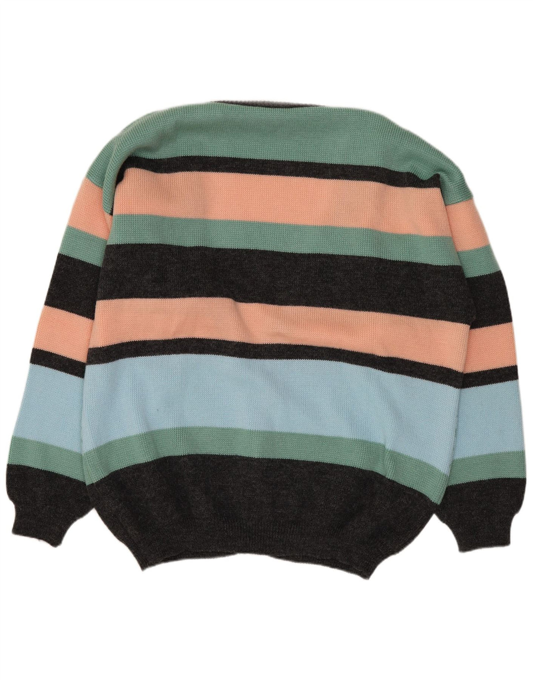 VINTAGE Mens Cardigan Sweater IT 52/54 Large Multicoloured Fair Isle