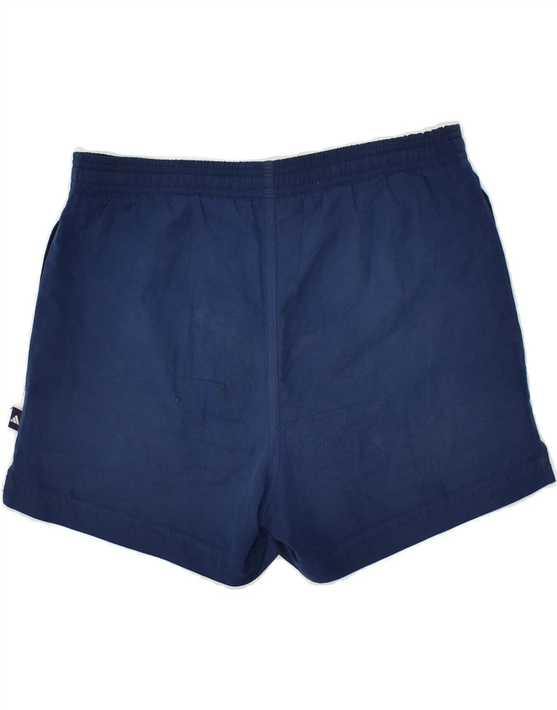 ADIDAS Boys Sport Shorts 9-10 Years Navy Blue Cotton | Vintage Adidas | Thrift | Second-Hand Adidas | Used Clothing | Messina Hembry 