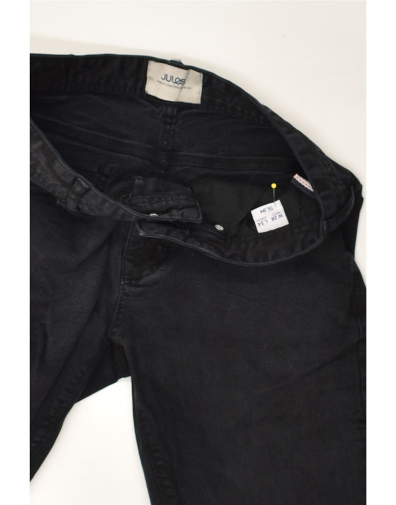 JULES Mens Slim Jeans W34 L34 Black | Vintage Jules | Thrift | Second-Hand Jules | Used Clothing | Messina Hembry 